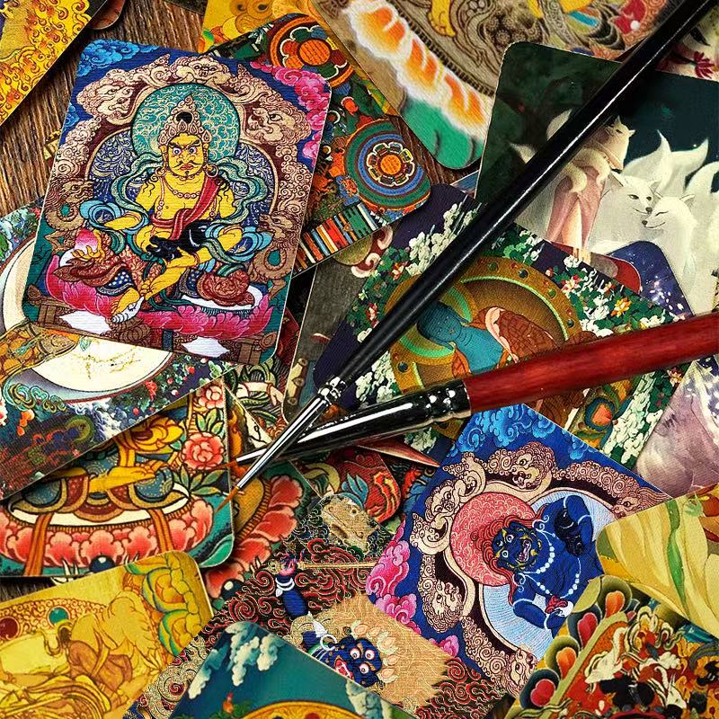The Process of Thangka Painting