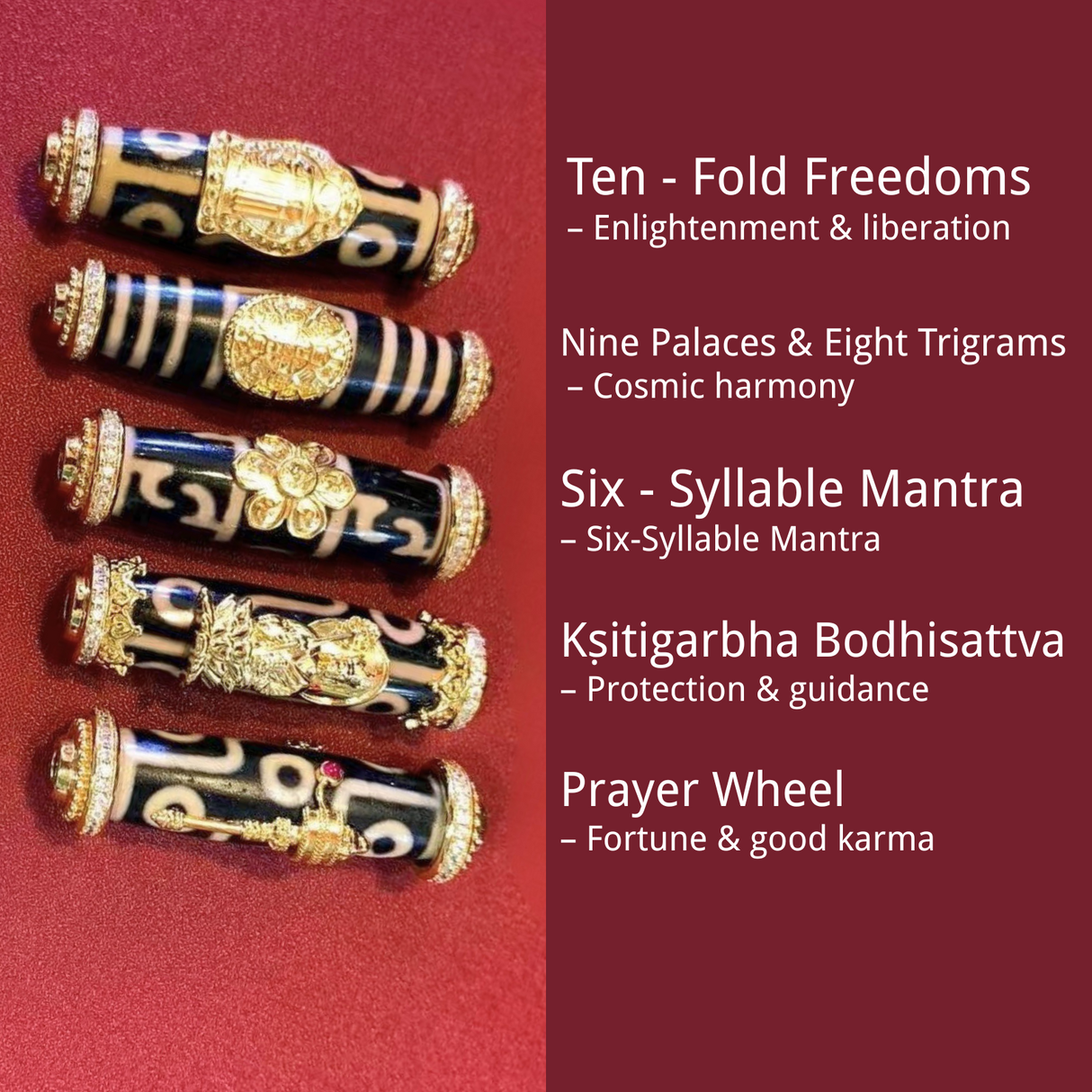 Tibetan Dzi Bead Necklace with Interchangeable Pendants, Natural Agate Chalcedony from Qinghai - Tibet Plateau, Hand - painted Totems, Tibetan - style Good Luck Amulet