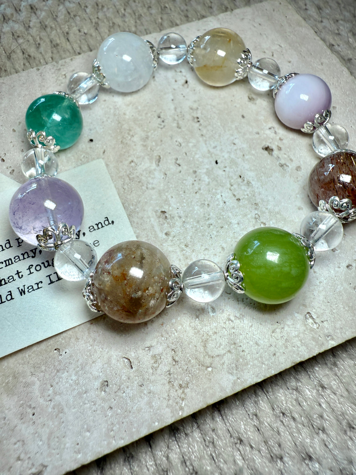 Energy&Healing—Enchanted Gemstone Symphony Bracelet