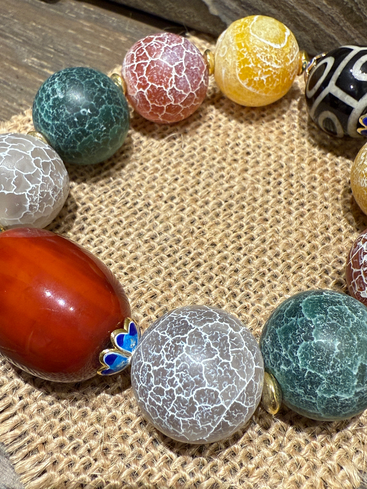 Colorful Wishes of Ancient Agate