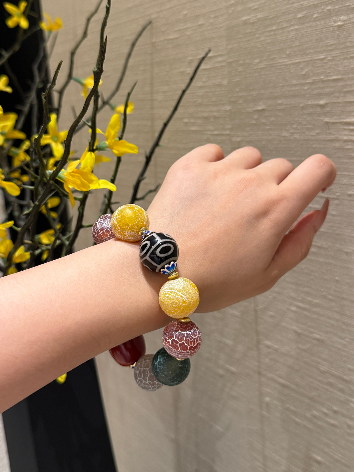 Colorful Wishes of Ancient Agate