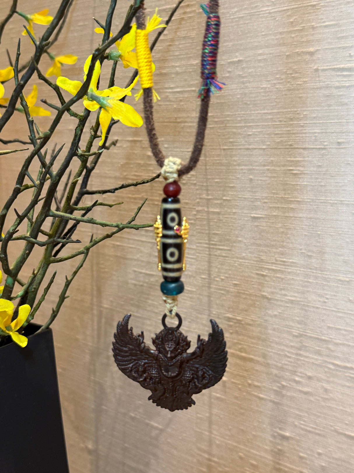 Garuda Dzi Bead Necklace