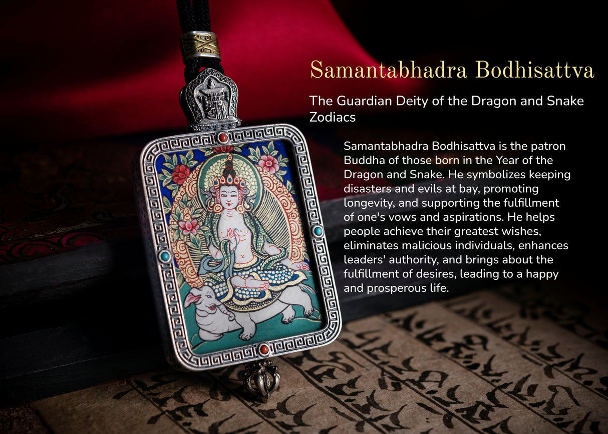 Eight zodiac Buddhas thangka