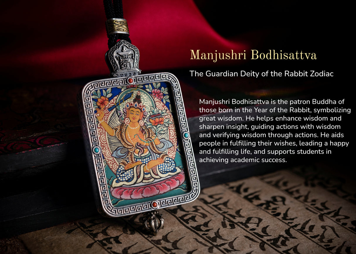 Eight zodiac Buddhas thangka