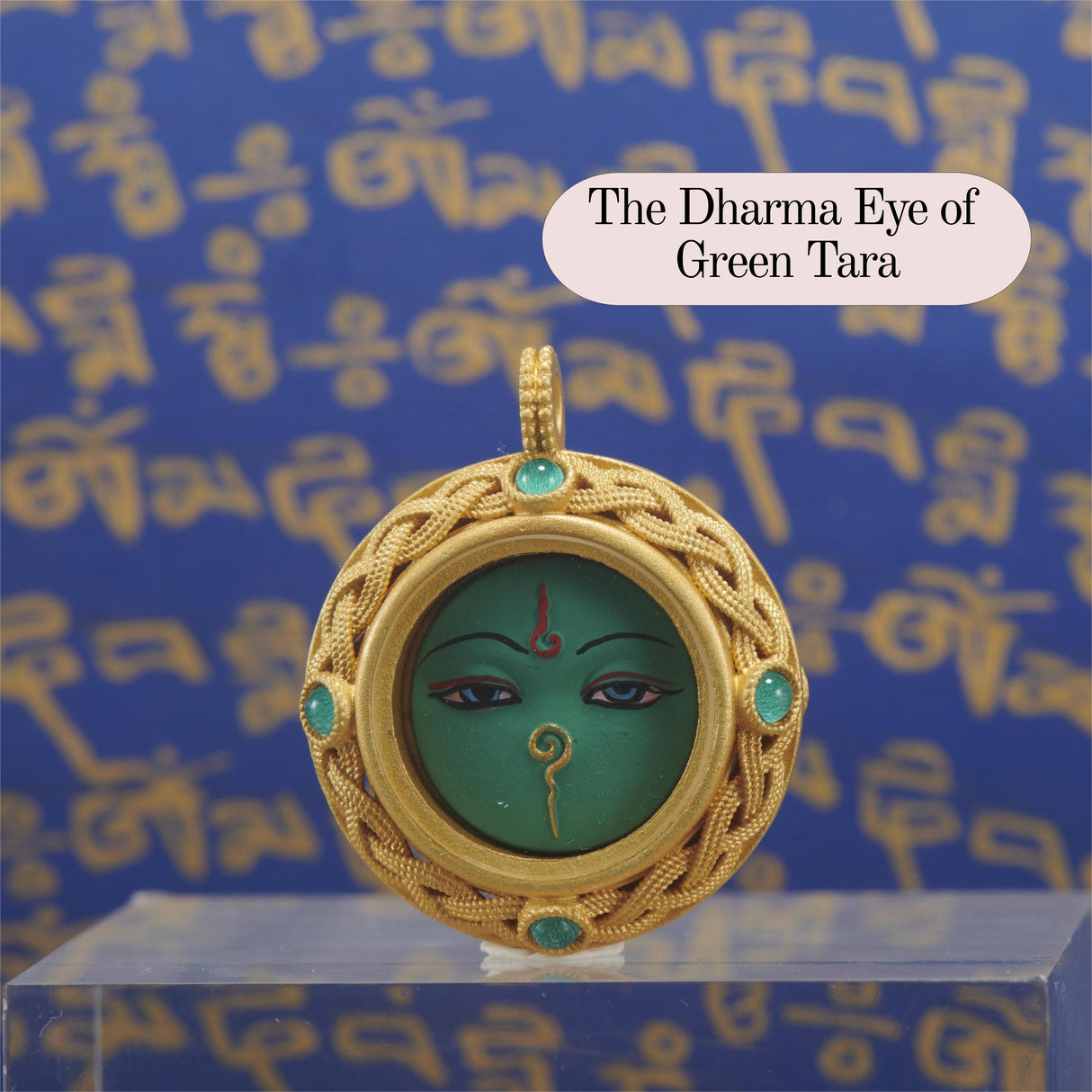 Brass Filigree Round Tsa Tsa Box