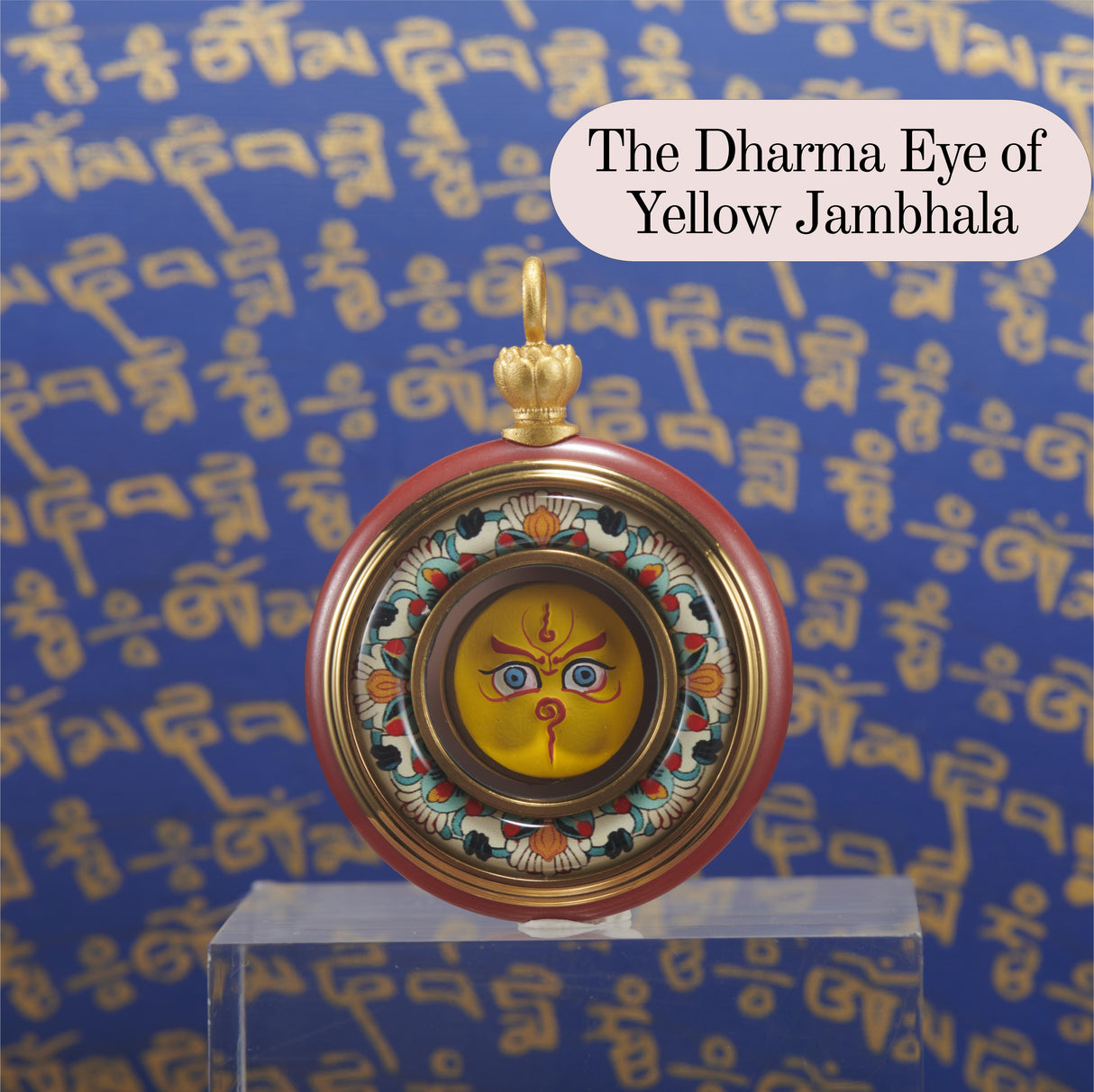 Flourishing Peony Round Tsa Tsa Box