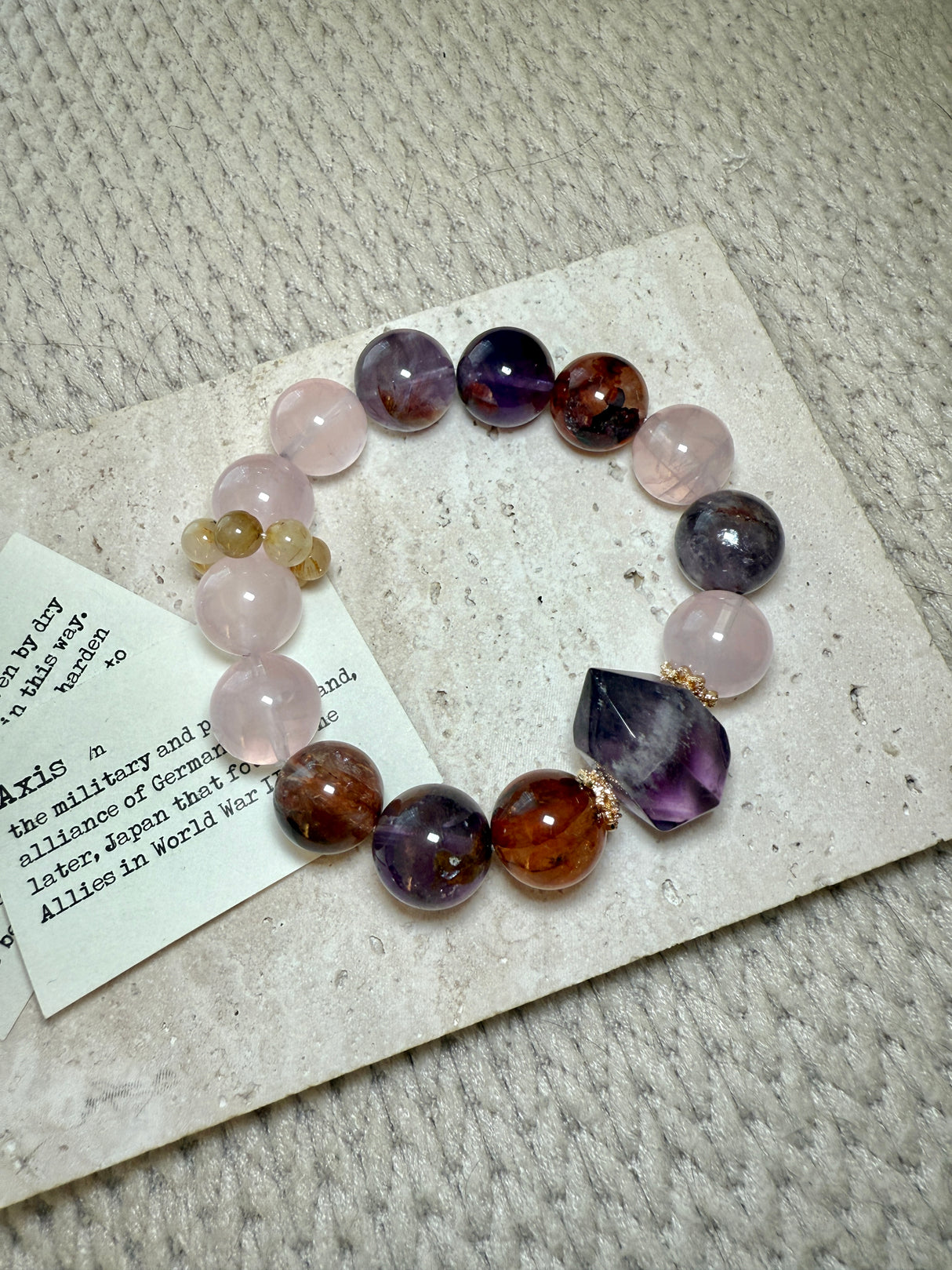 Floral - Echoed Crystal Symphony Bracelet