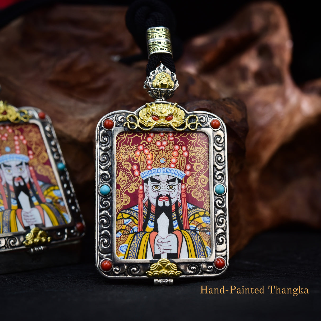 Dragon Wealth Deity Thangka