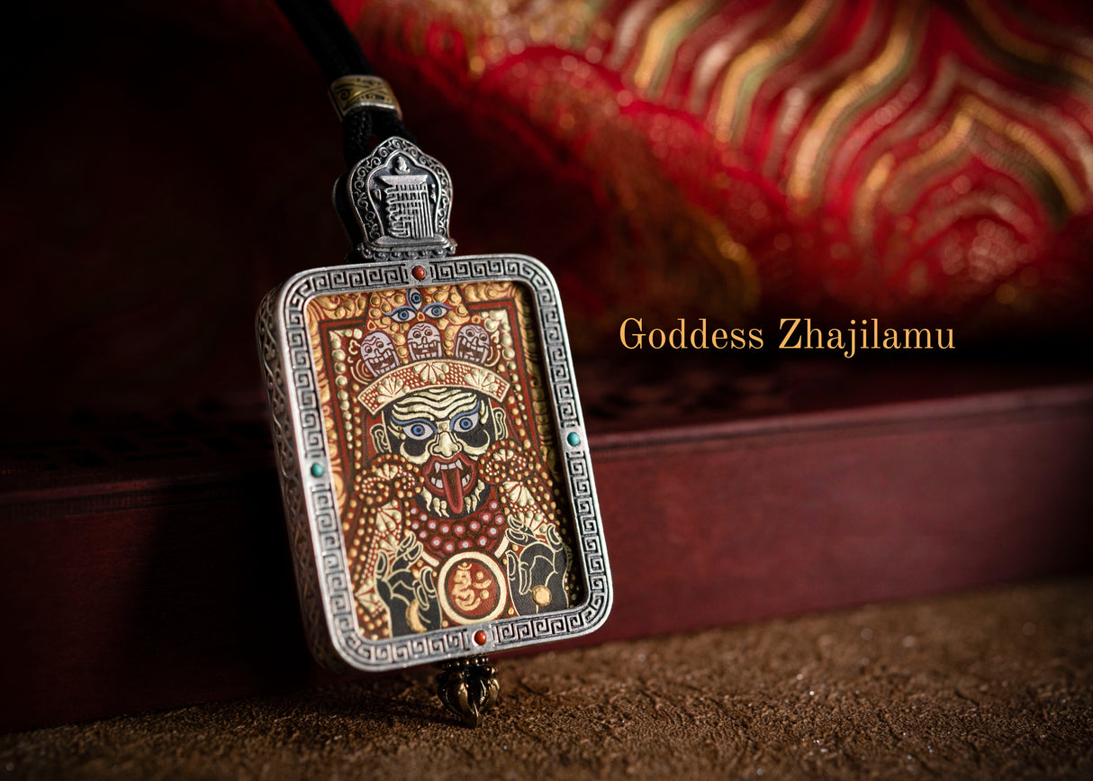 Goddess Zhajilamu Thangka
