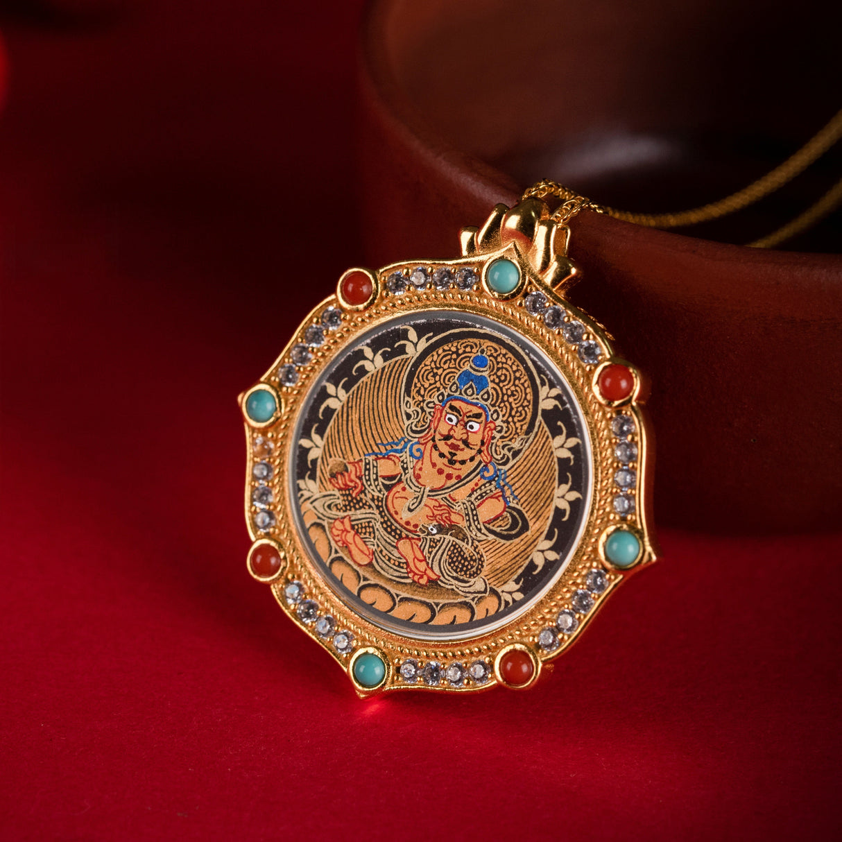 Eight-Petal Lotus Thangka
