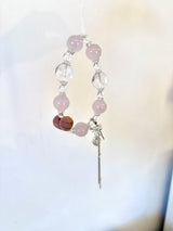 Romantic&Healing—Serene Heartstone Crystal Bracelet