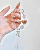 Romantic&Healing—Serene Heartstone Crystal Bracelet