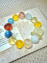 Energy&Vitality—Aurora - Inspired Gemstone Bracelet