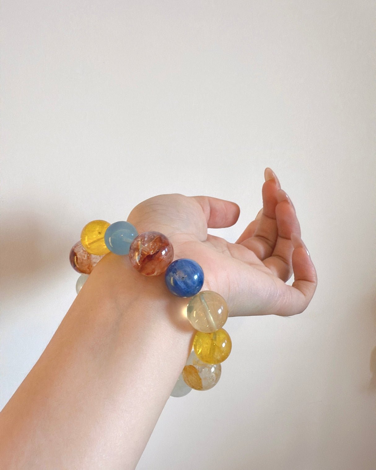 Energy&Vitality—Aurora - Inspired Gemstone Bracelet