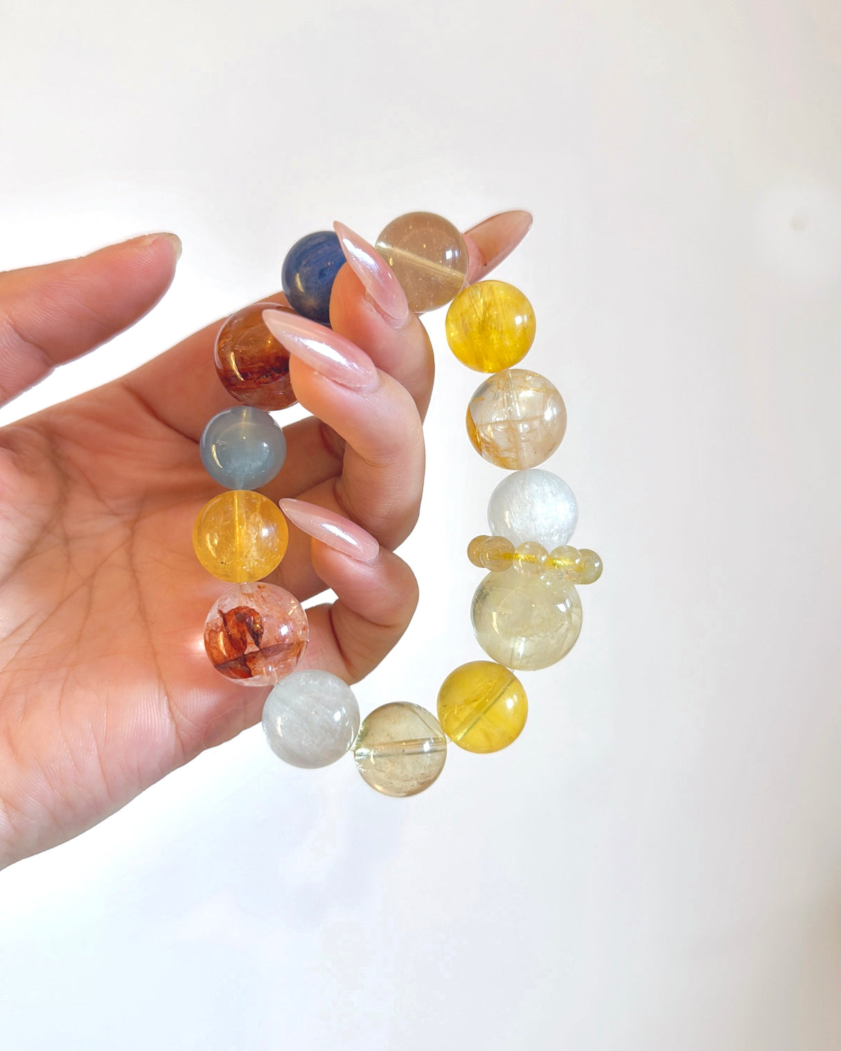 Energy&Vitality—Aurora - Inspired Gemstone Bracelet