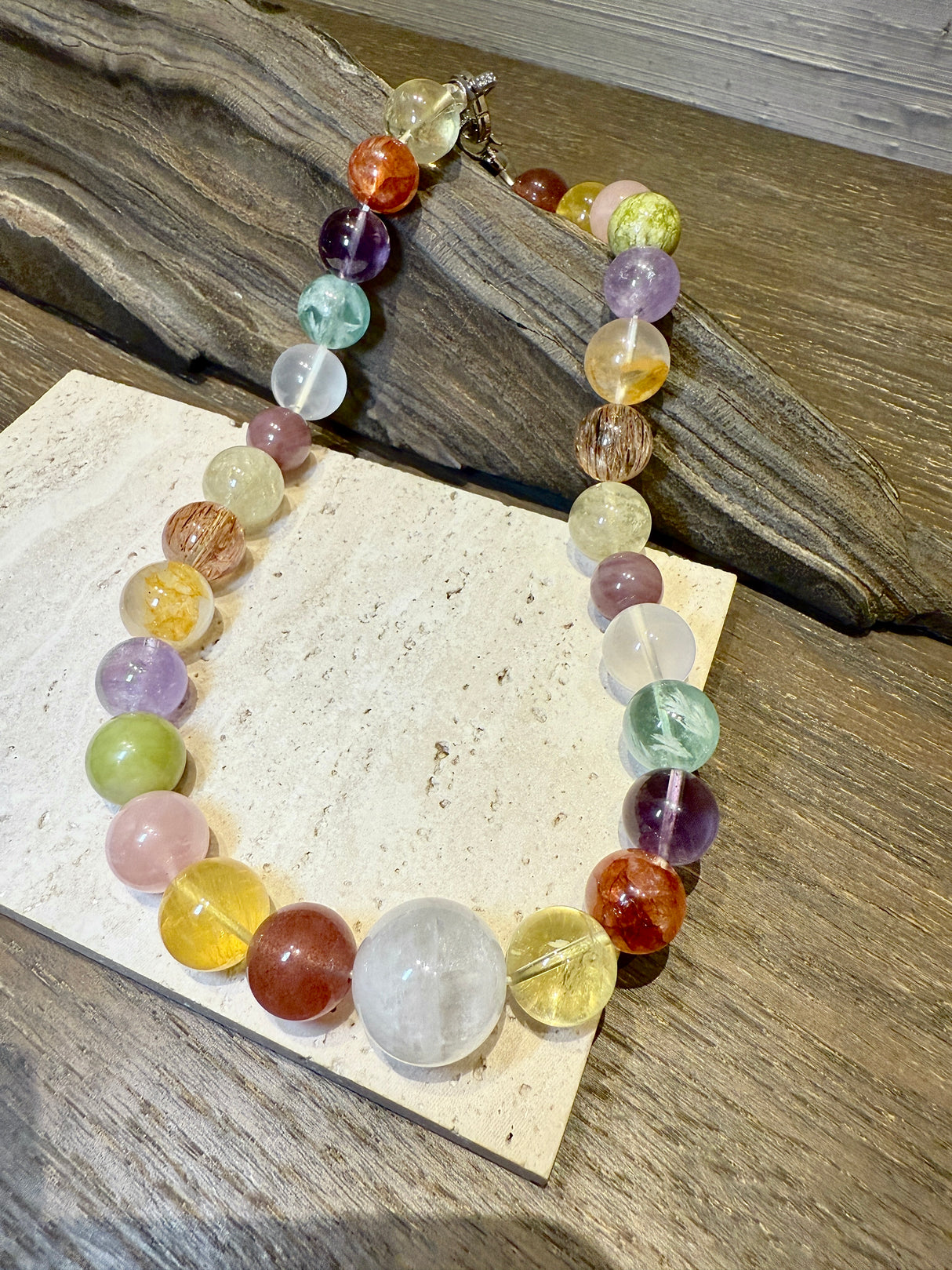Nature's Palette Gem Necklace