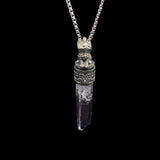 Cute Creature Crystal Point Pendant Necklace