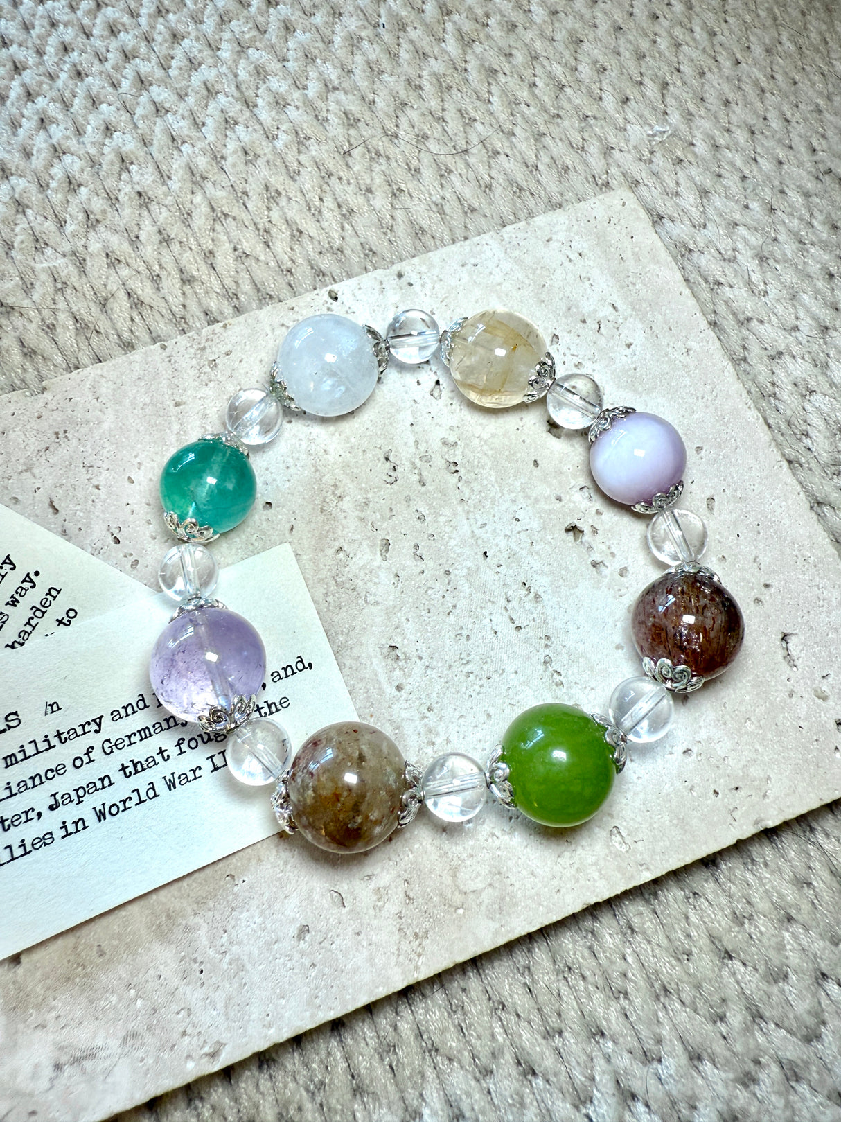 Energy&Healing—Enchanted Gemstone Symphony Bracelet