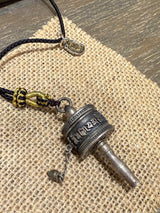 Tibetan Prayer Wheel Pendant