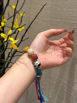 Vintage Agate Tassel Bracelet