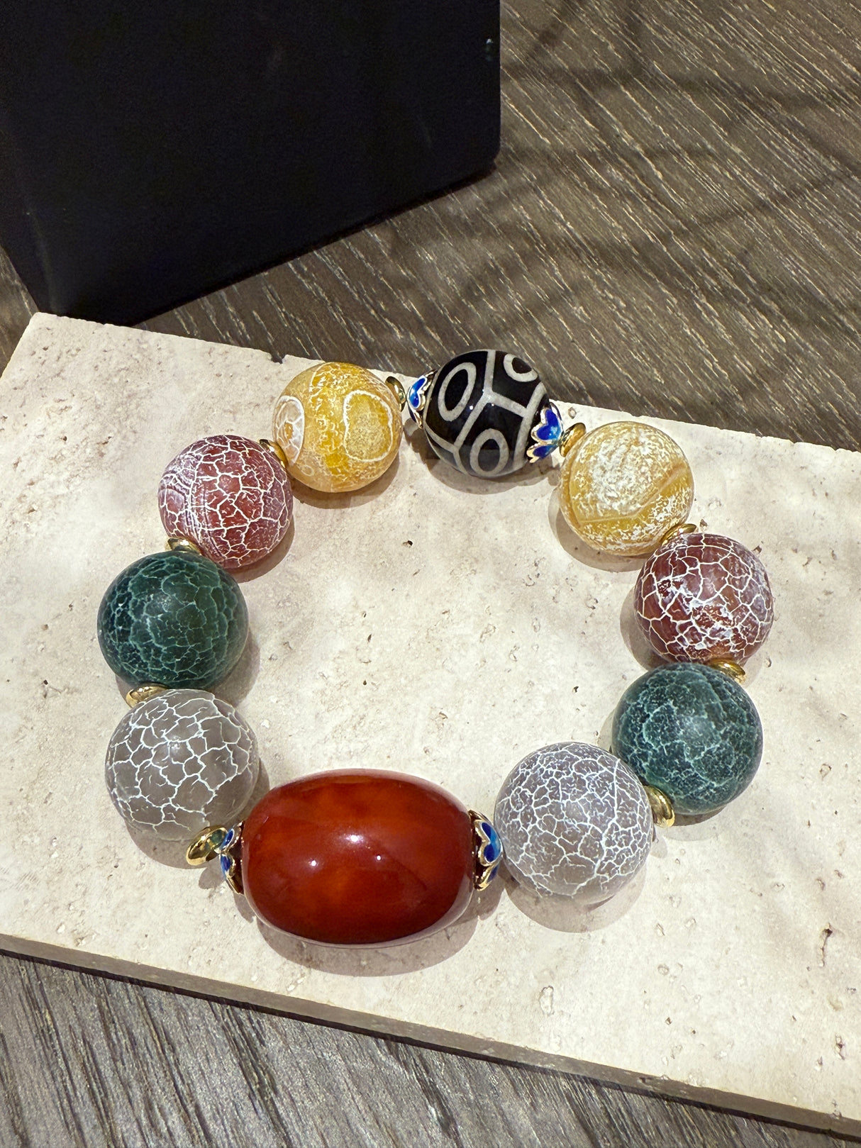 Colorful Wishes of Ancient Agate