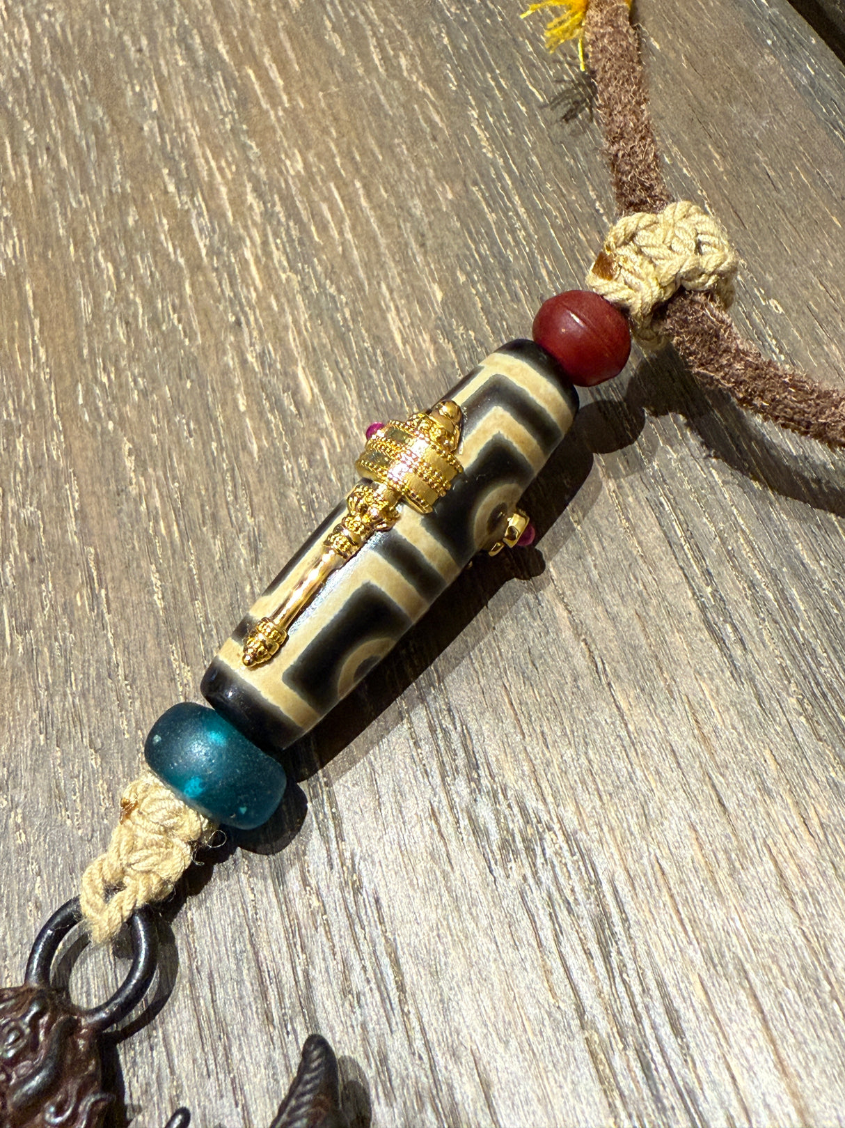 Garuda Dzi Bead Necklace