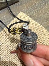 Tibetan Prayer Wheel Pendant