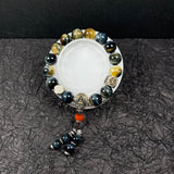 Mystic Tiger Eye Bracelet with Trikaya Buddha Guru Bead – Protection & Clarity