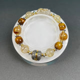 Attract Wealth • Guard Luck – Golden Rutilated Quartz Pi Xiu Bracelet