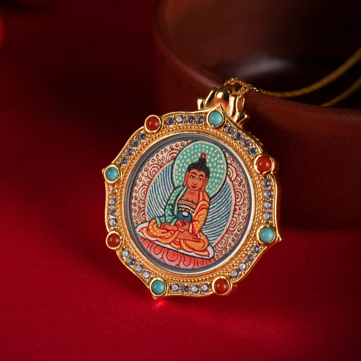 Eight-Petal Lotus Thangka