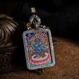 Black gold thangka of Dapeng bird