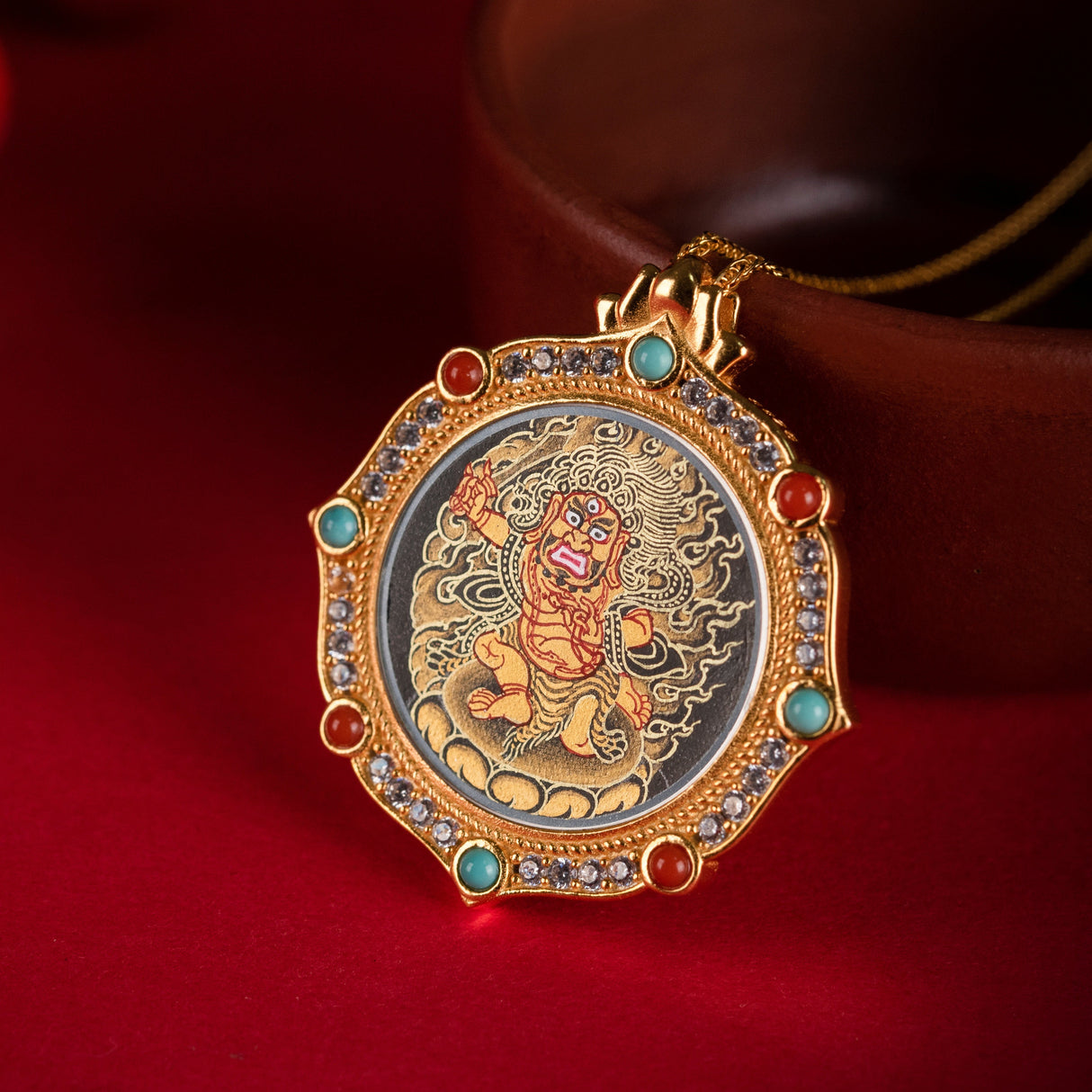 Eight-Petal Lotus Thangka