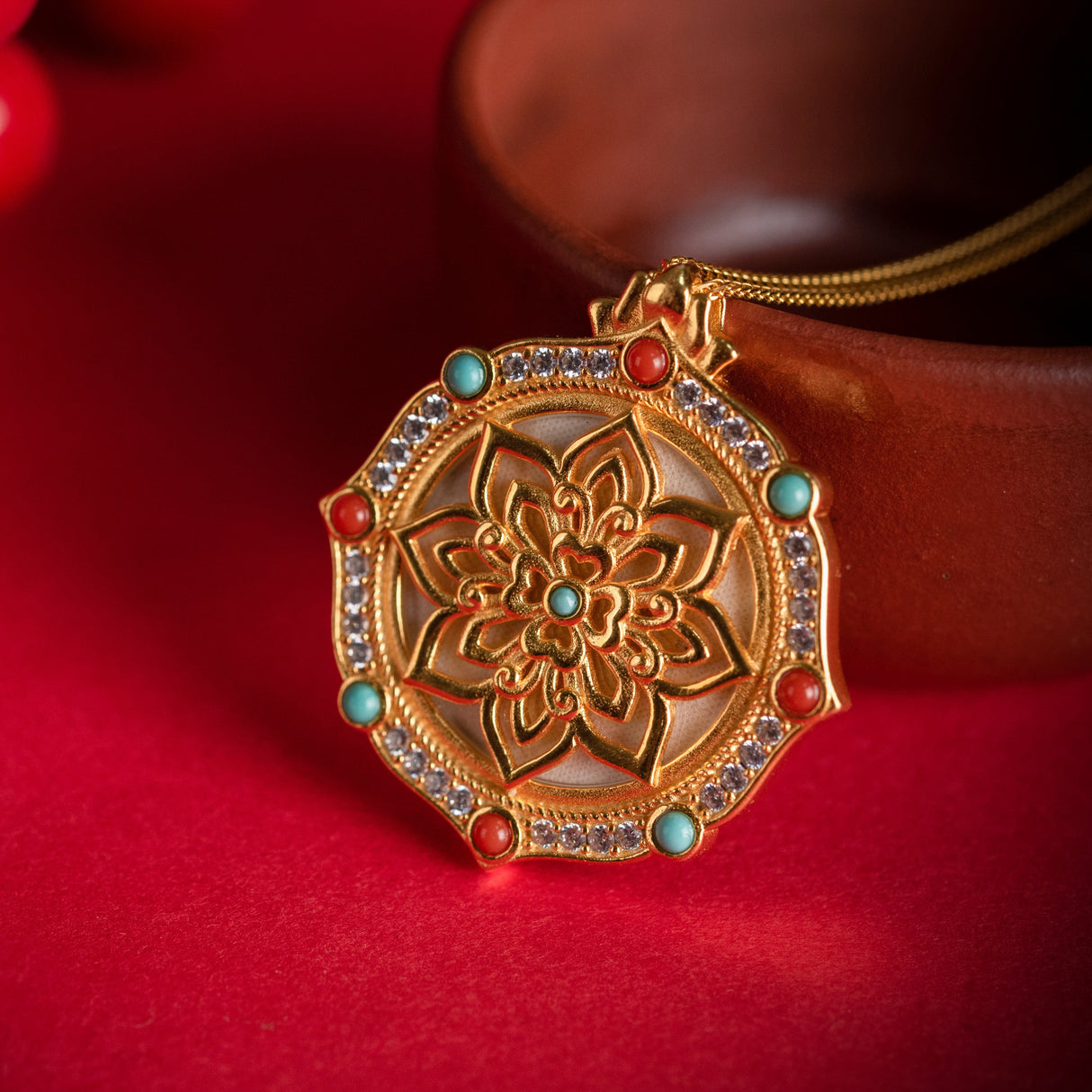 Eight-Petal Lotus Thangka