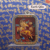 Gold-Silver Inlay Square Cinnabar Tsa Tsa Box