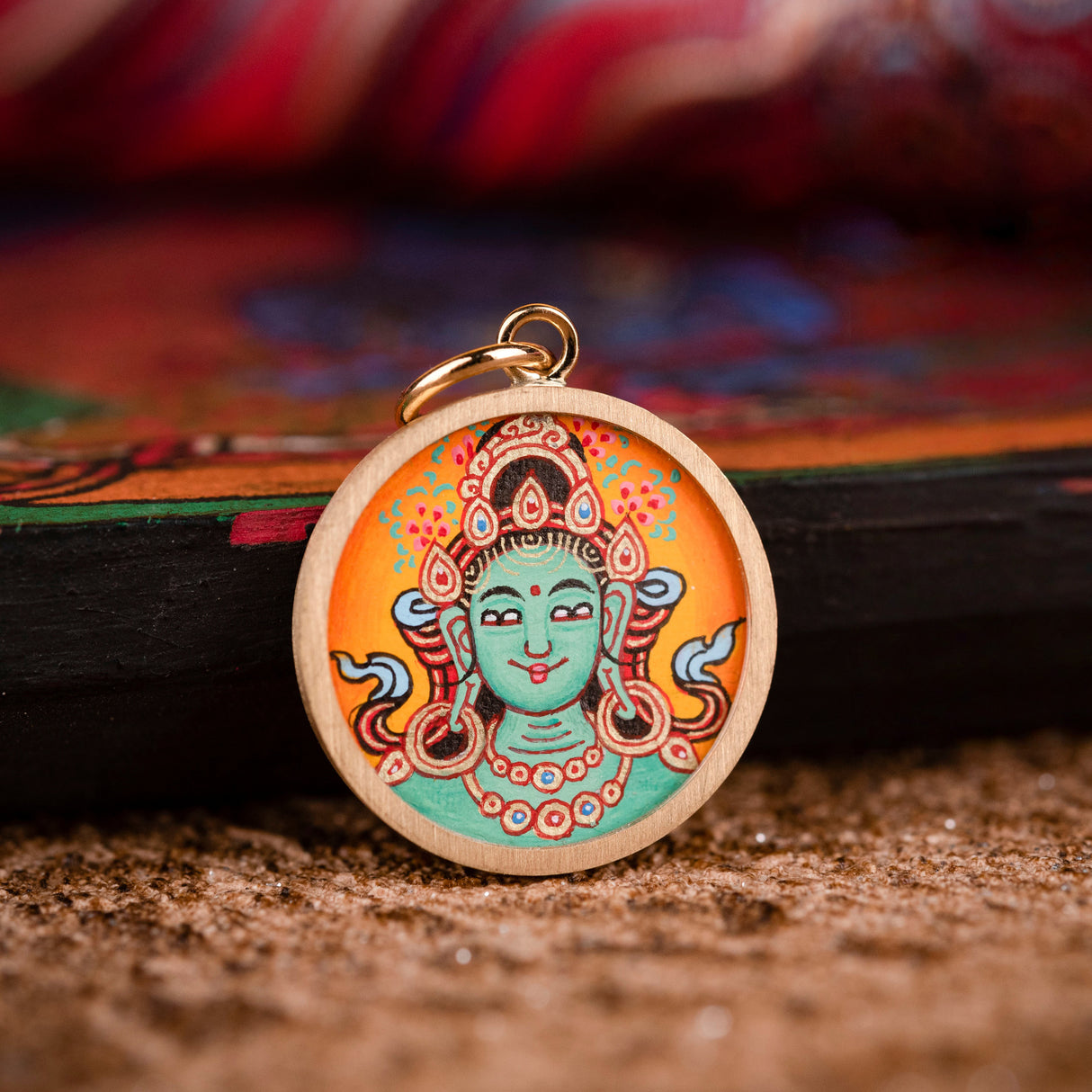 Miniature Thangka Pendant