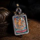 Black gold thangka of Dapeng bird