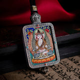 Eight zodiac Buddhas thangka