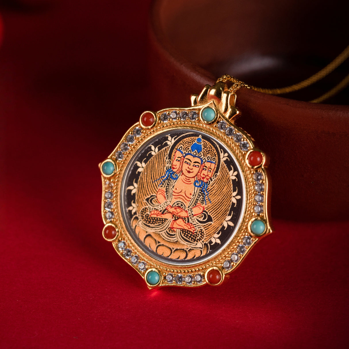 Eight-Petal Lotus Thangka